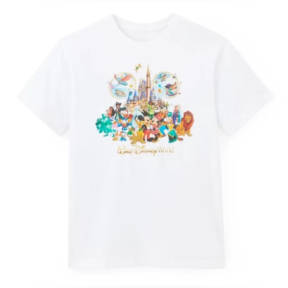 Disney World Parks WDW Castle Storybook Castle Mickey & Friends Adult Shirt NEW - Picture 2 of 2